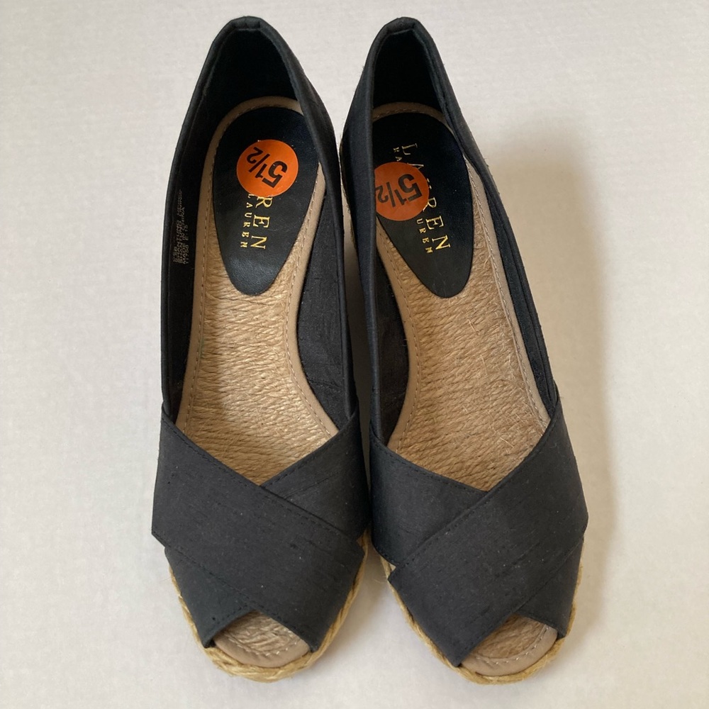 Ralph Lauren cute wedges size 5 1/2